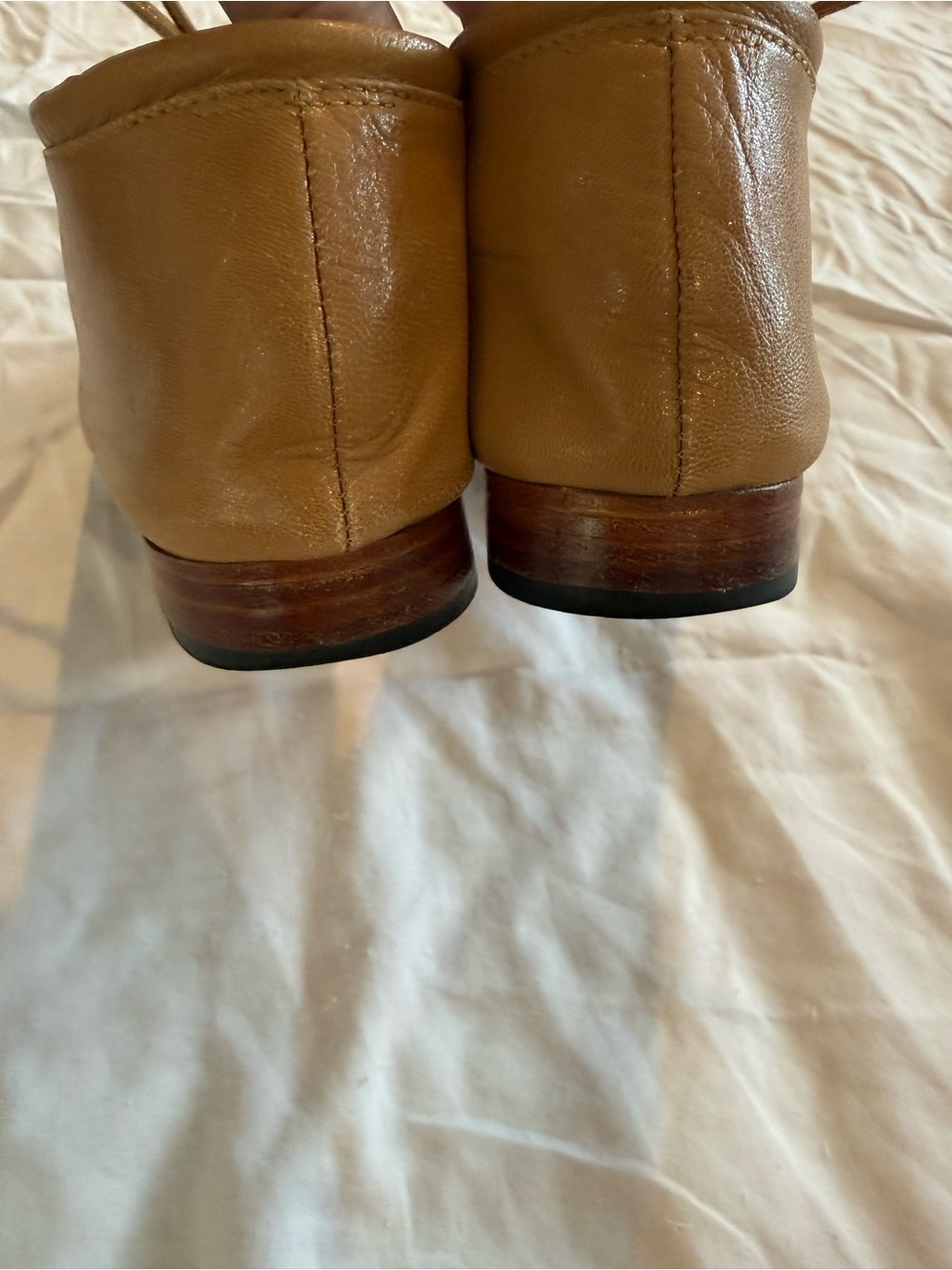 Martiniano Bootie Loafers in Camel/Tan Size 39 - Picture 6 of 13
